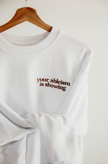 Ableism Cropped Crewneck