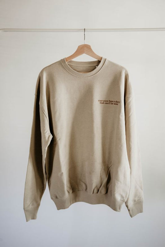 Everyone has a Story Oversized Crewneck