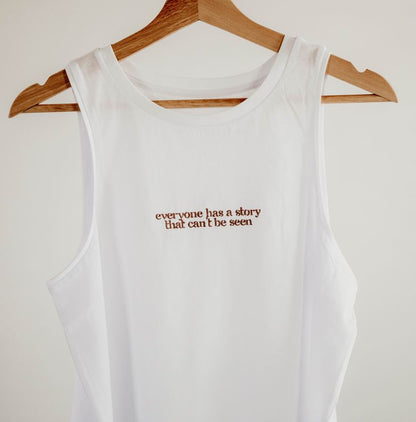 Everyone has a Story Tank Top