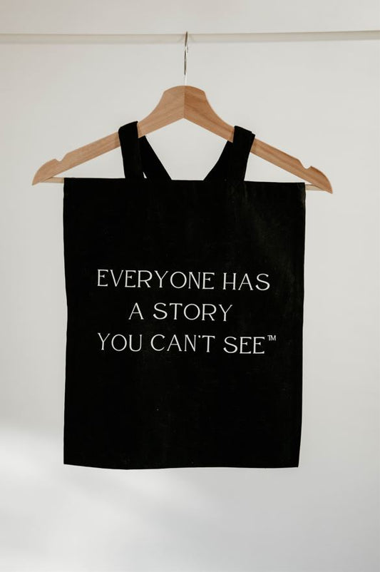 Everybody has a Story Tote - Black