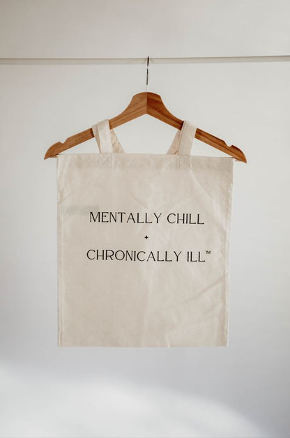 Mentally Chill Tote - Natural