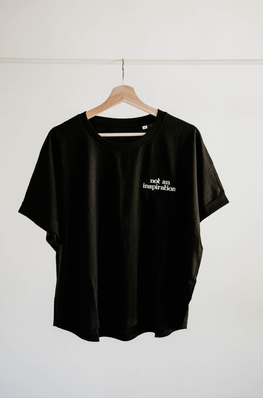 Not an Inspiration Rolled Sleeve T-Shirt